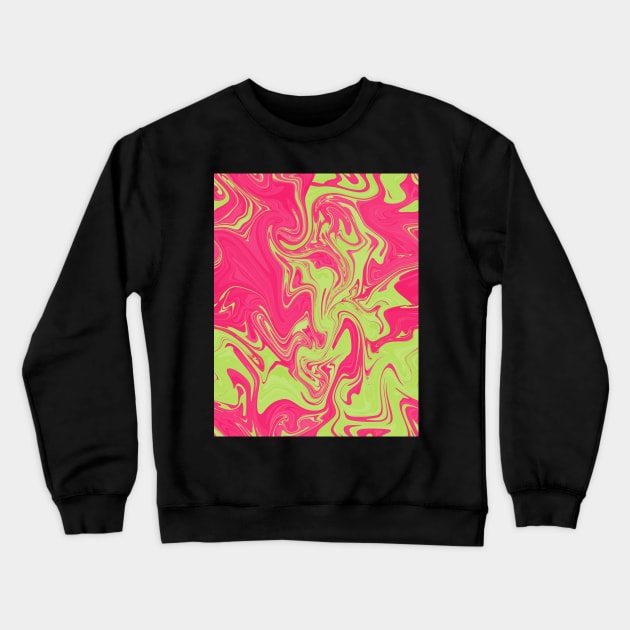 Watermelon Candy Instinct Crewneck Sweatshirt by diffrances